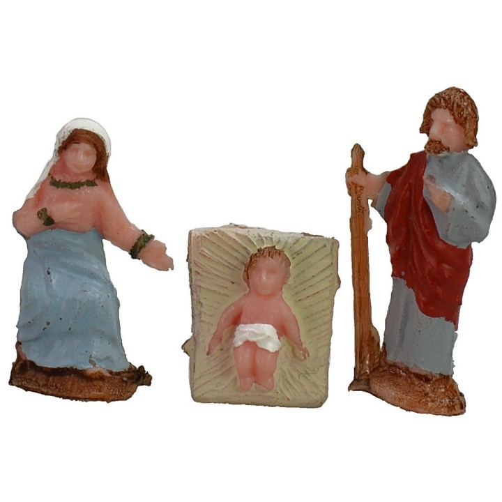 Natividad de 1,5 cm set de 6 piezas