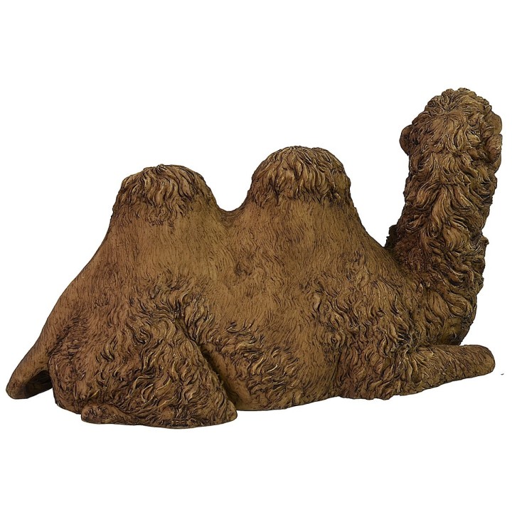 Cammello seduto con testa girata in resina serie 30 cm Pigini