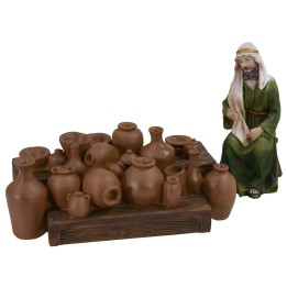 Comerciante árabe de ánforas serie 12 cm
