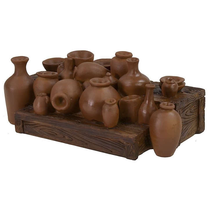 Arab trader of 12 cm series amphorae