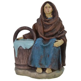 Lavandera en resina serie 25 cm