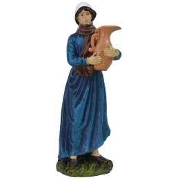 Resin woman with jug 25 cm