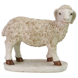 Oveja de resina para estatuas de altura 40-45 cm