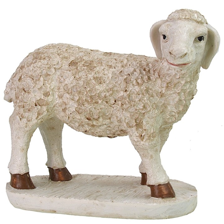 Pecora in resina per statue di altezza 40-45 cm