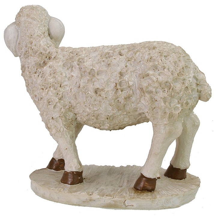 Oveja de resina para estatuas de altura 30-40 cm