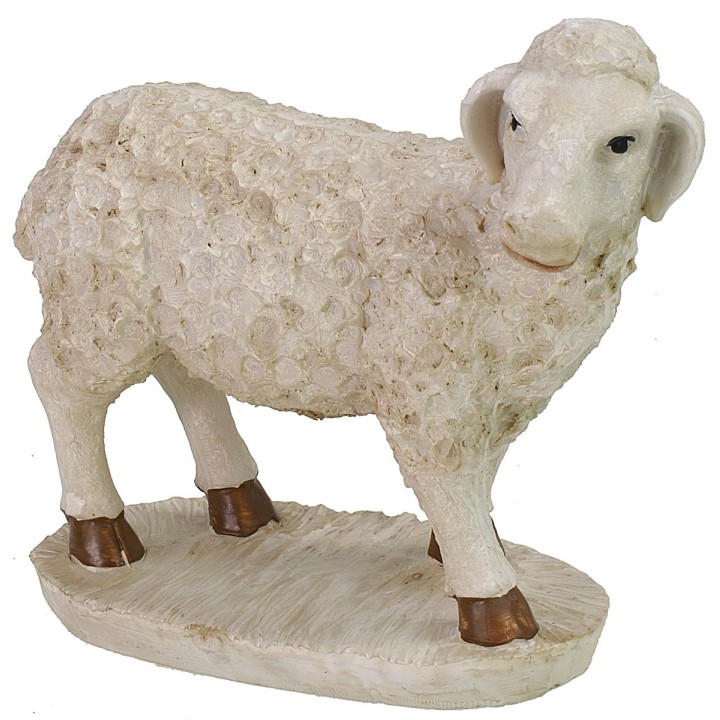 Oveja de resina para estatuas de altura 30-40 cm