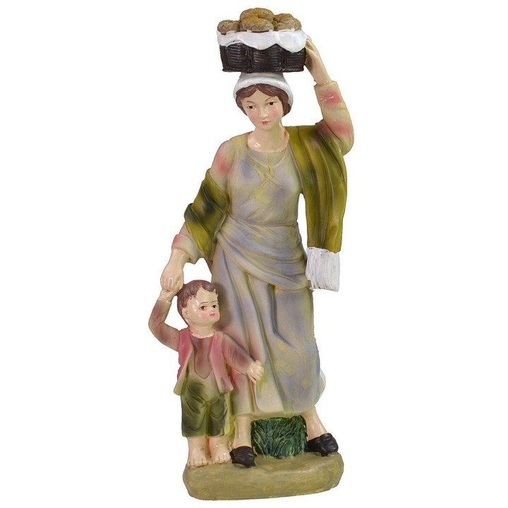 Woman with child in resin series 40 cm
