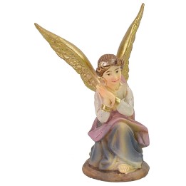 Ángel de rodillas 6,5 cm para Natividad de 7-8 cm