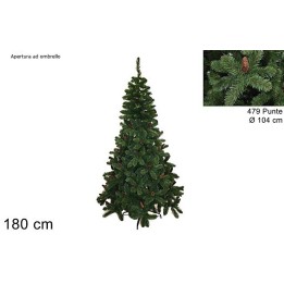 Árbol de Navidad con piñas de 479 puntas cm 180h