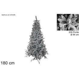 Snow-covered Liviata Christmas tree with 630 tips, 180h cm