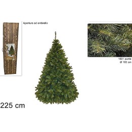 Paris Christmas tree with 1601 points cm 225h