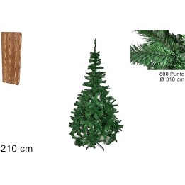 Árbol de Navidad Súper Eco con 800 puntas, 210 cm de altura