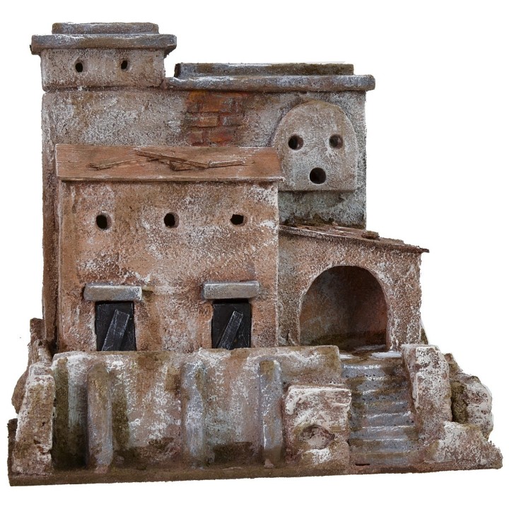 Farmhouse in the distance cm 22x15x21 h