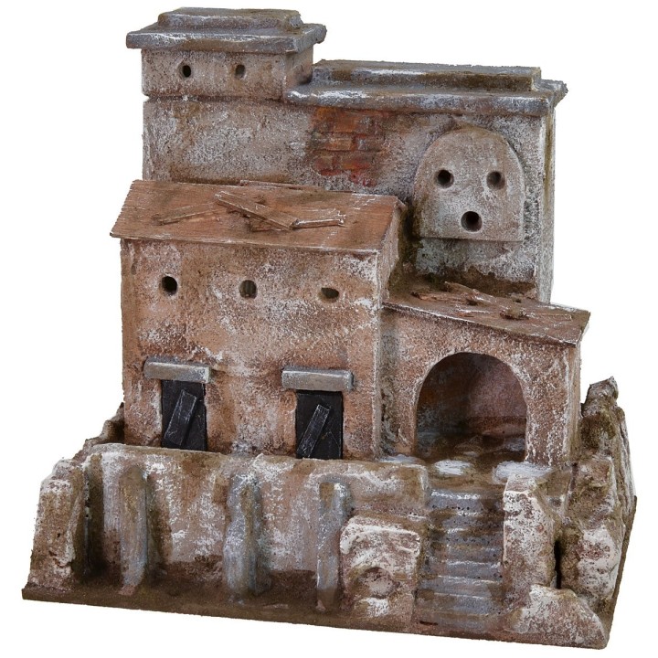 Farmhouse in the distance cm 22x15x21 h