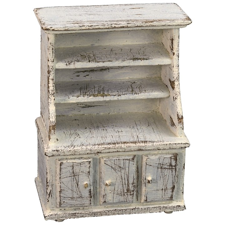 White sideboard with shelves cm 8x5x11 h