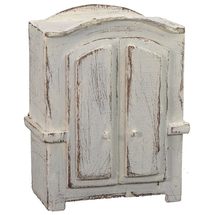 Armadio bianco in legno cm 8x4,5x11 h