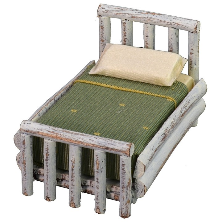 Single white bed cm 7,5x11x7 h