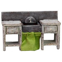 Wooden sink cm 10x3,5x6,5 h