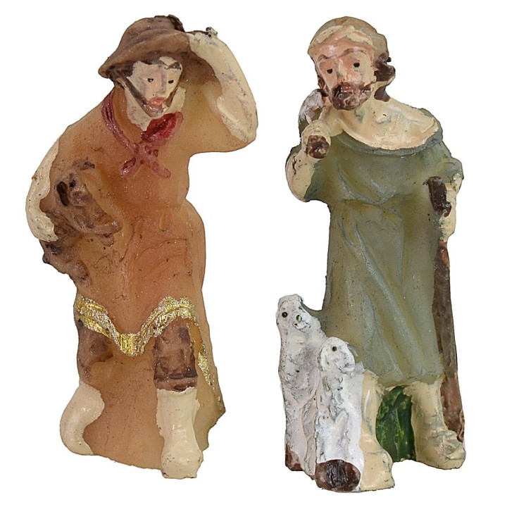 Set of 4 characters 3.5 cm in resin