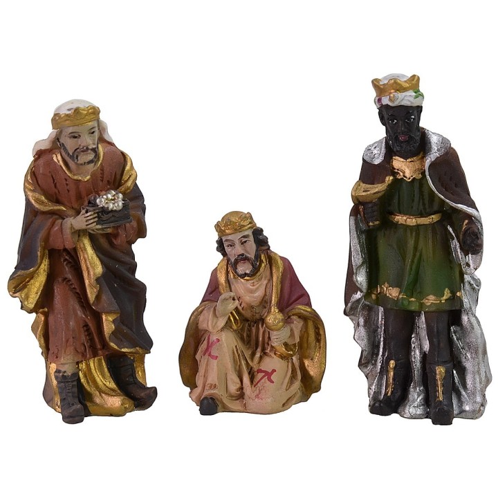 Natività 5 cm in resina a 11 soggetti