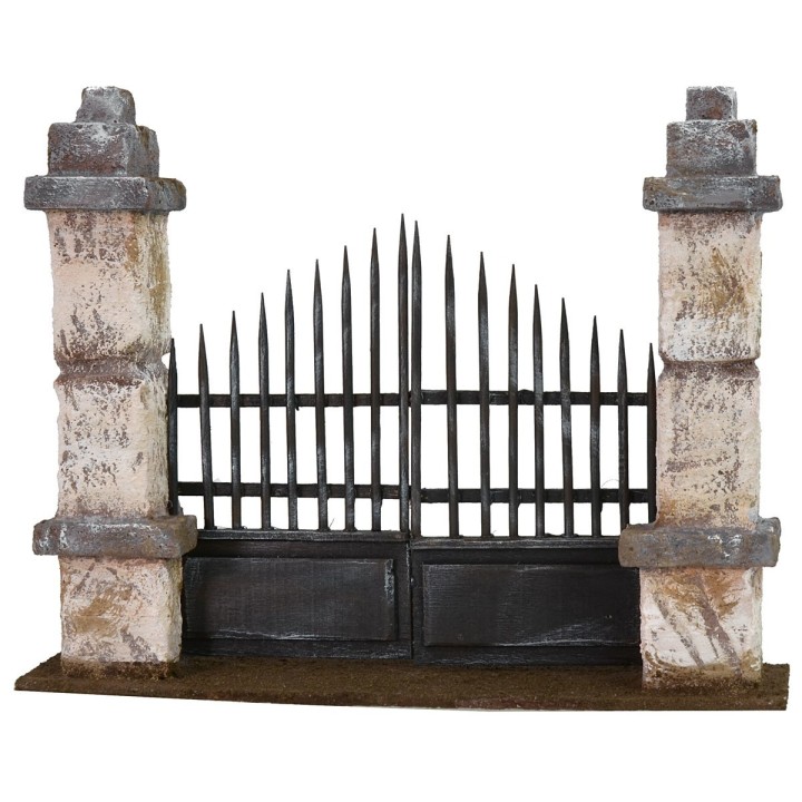 Cancello con colonne cm 24x6x19 h