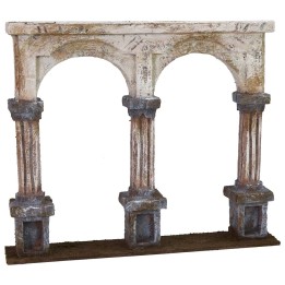 Façade with columns cm 27x5x22,5 h