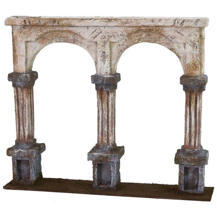 Façade with columns cm 27x5x22,5 h