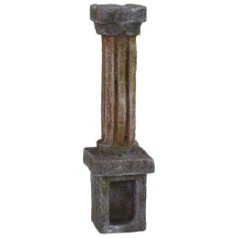 Colonna quadrata con piedistallo 4x4x15 cm