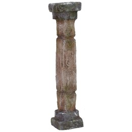 Columna dórica con dos incrustaciones de 3x3x15 cm h