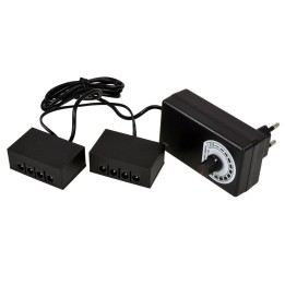 Fuente de alimentación para tiras de LED con 8 salidas: 4 de ø