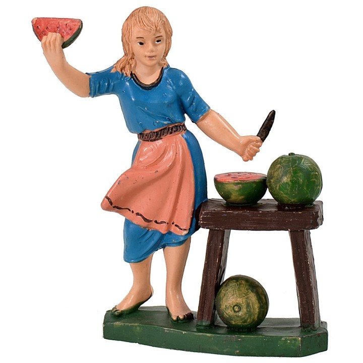 Fruttivendola color 12 cm in pvc