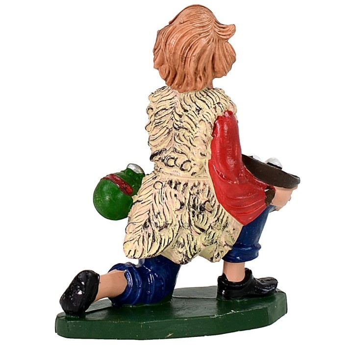 Shepherd with gifts color series 12 cm in pvc