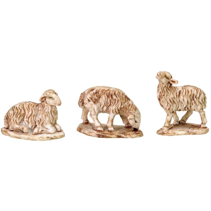Conjunto de 6 ovejas para estatuas de 7 cm - Cód. 