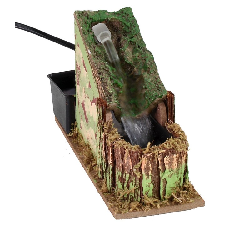 Cascata funzionante per presepe cm 18X6X11