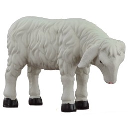 Pecora testa bassa per statue 30 cm