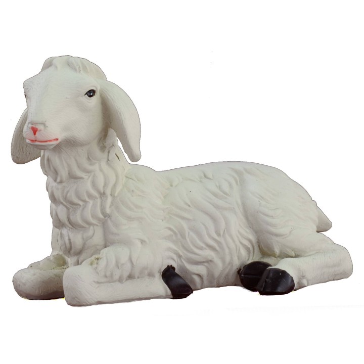 Pecora sdraiata per statue 30 cm