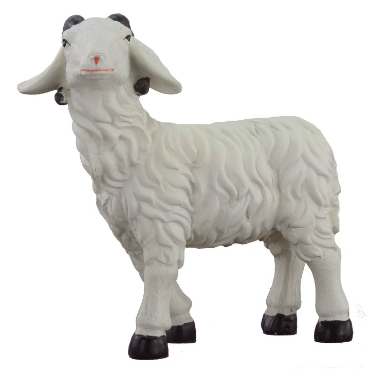 Carnero cabeza alta para estatuas 30 cm