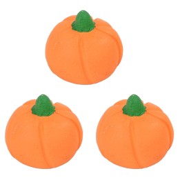 Set of three resin pumpkins 2 cm