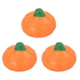 Conjunto de tres calabazas de resina de 2,5 cm