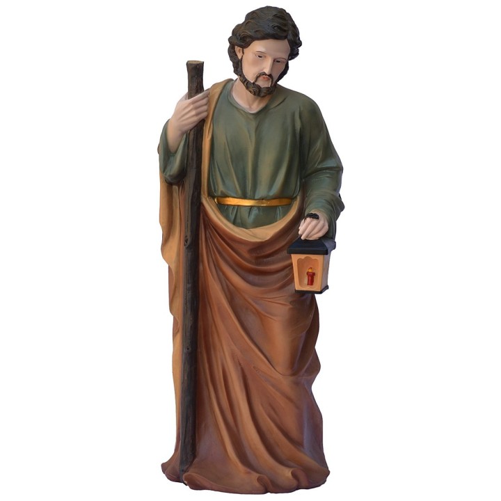 Natividad 3 figuras en resina h 80 cm