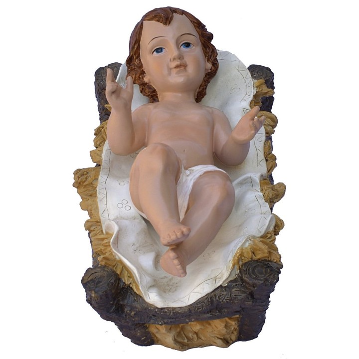 Natività 3 soggetti in resina h 80 cm