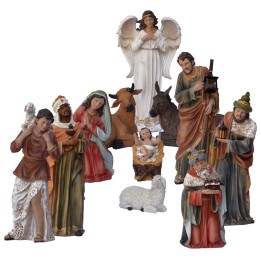 Set of 11 characters with Nativity in resin 60 cm