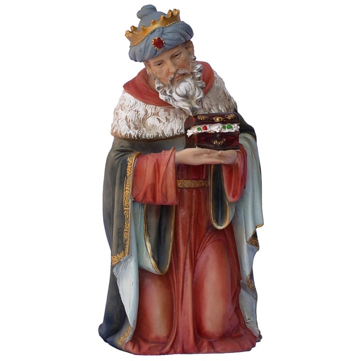 Set 11 personaggi con Natività in resina 60 cm
