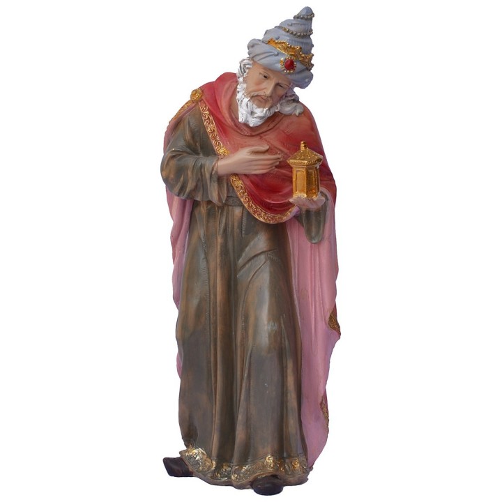 Set 11 statue con Natività 40 cm in resina