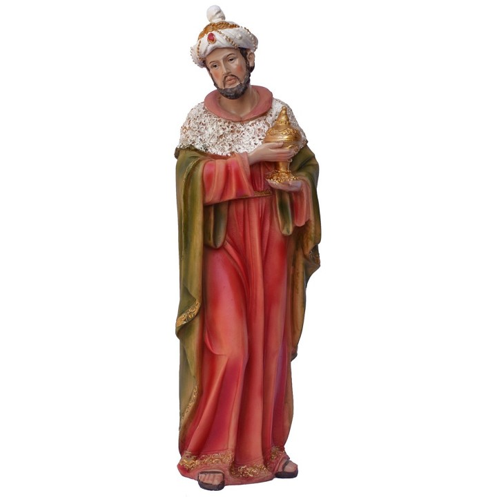 Set 11 statue con Natività 40 cm in resina
