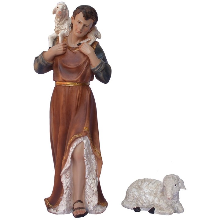 Set 11 statue con Natività 40 cm in resina