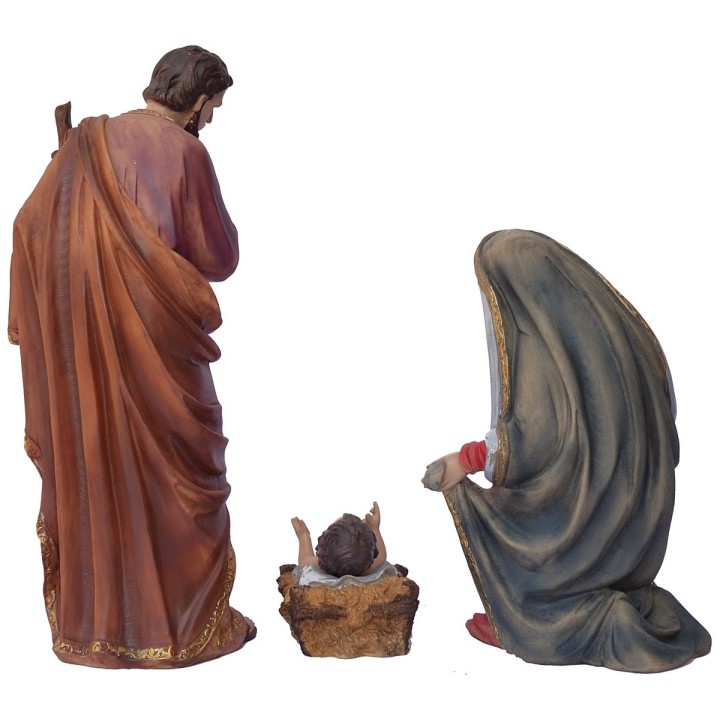 Set 11 statue con Natività 40 cm in resina