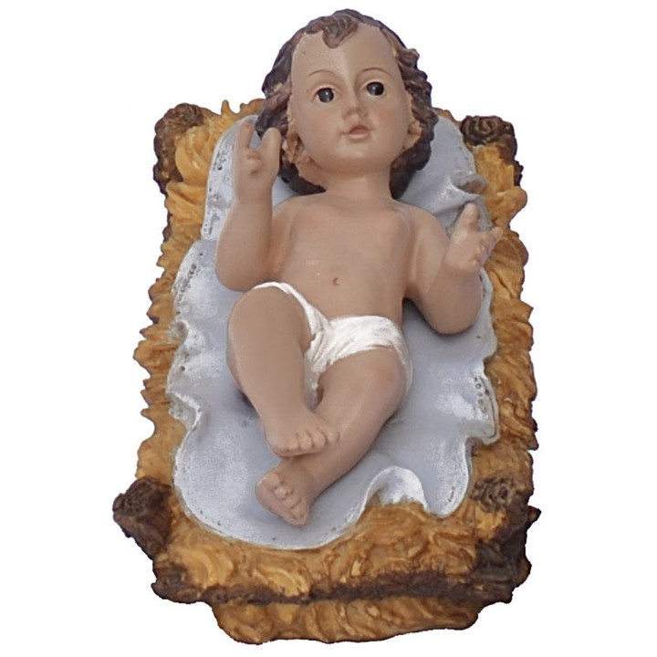Set 11 statue con Natività 40 cm in resina