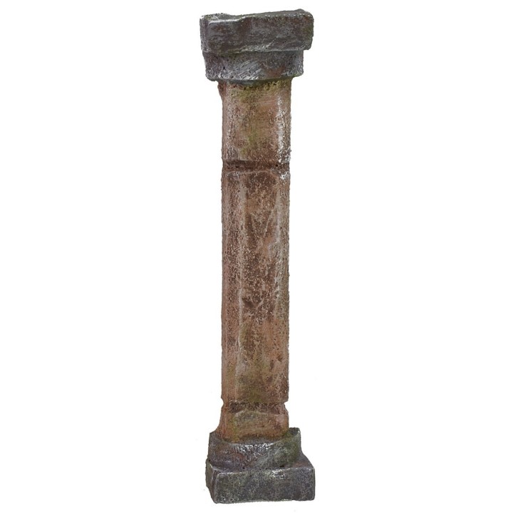 Pilaster with Doric capital cm 3,5x1,5x18 h