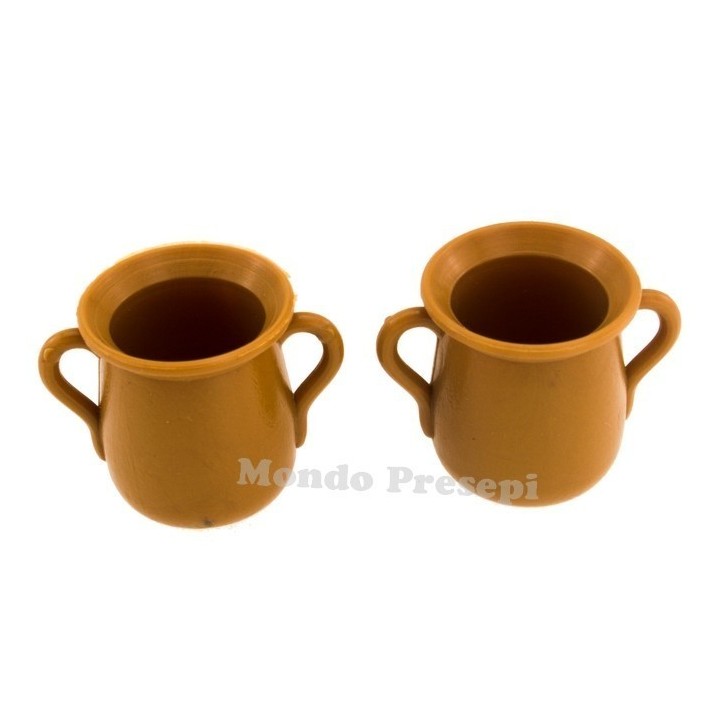 Set of 2 amphorae 2.5 cm
